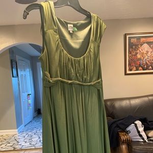 Pea green size Large Limited Dress